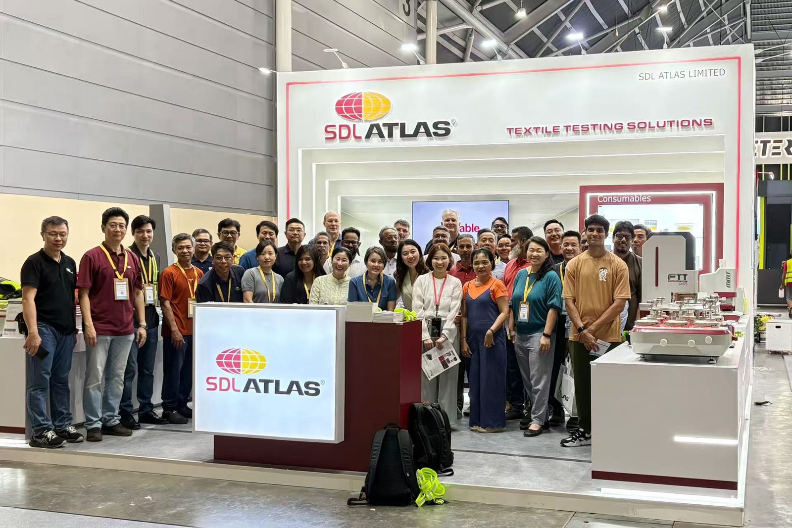 The George Black team with partners at an industry exhibition